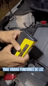 ✅JUMPER DE BATERÍA Y COMPRESOR RECARGABLES.