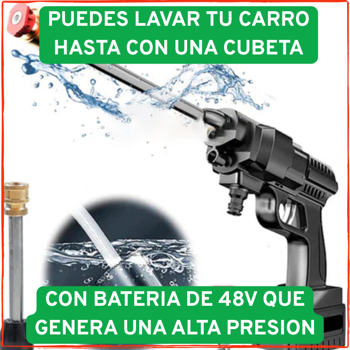 ✅Con este Combo dejaras tu Coche Como Nuevo👍Hidrolavadora de 48v, Cepillo Giratorio y Aspiradora Ultra(💥Pagas al Recibirlo+Envio Gratis💥).