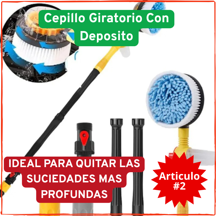 ✅Con este Combo dejaras tu Coche Como Nuevo👍Hidrolavadora de 48v, Cepillo Giratorio y Aspiradora Ultra(💥Pagas al Recibirlo+Envio Gratis💥).