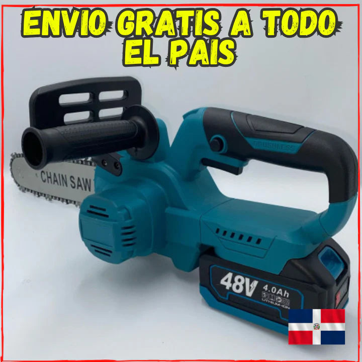 ✅Moto Sierra Electrica GRANDE🔋, Ideal para Todo tipo de Trabajos👌(💥Pagas al Recibirlo+Envio Gratis💥) Incluye 2 Baterias y Accesorios.