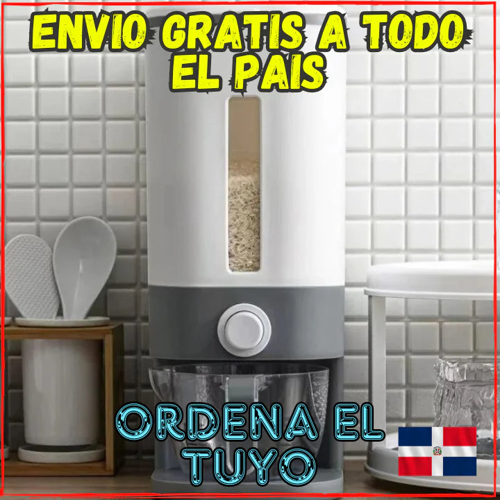 ✅Ahora Podras Dispensar tu Arroz de manera facil👌Evita el hongo y los Insectos en tu Arroz(💥Pagas al Recibir+Envio Gratis)