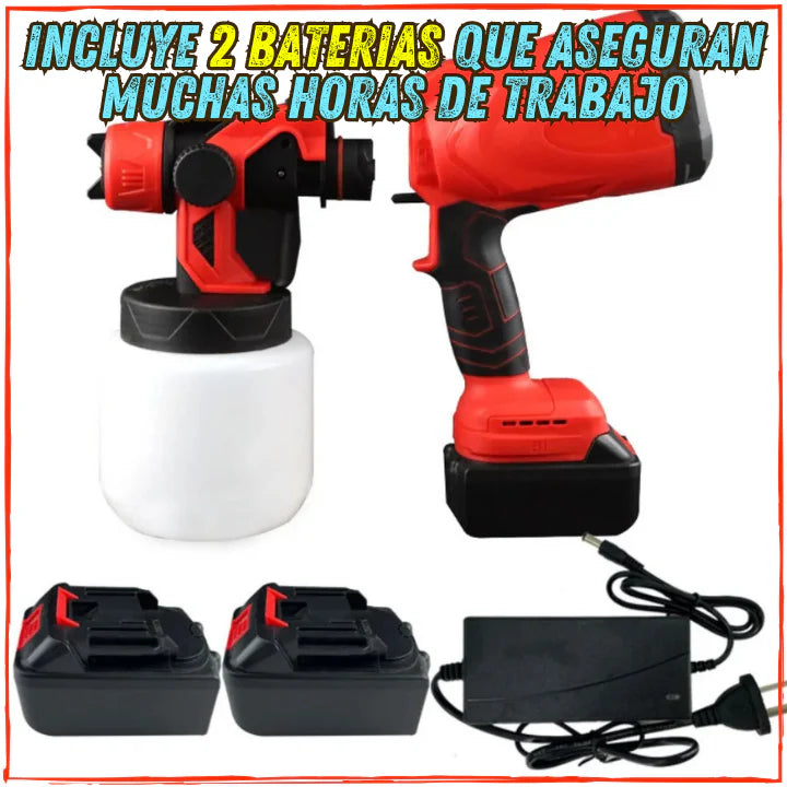 ✅Ahora Pintar es Una Tarea Facil, Rapida y Economica👌Ideal Para Pintar Todo Tipo de Lugares y Objetos(💥Pagas al Recibir+Envio Gratis)Icluye 2 Baterias de Larga Duracion.